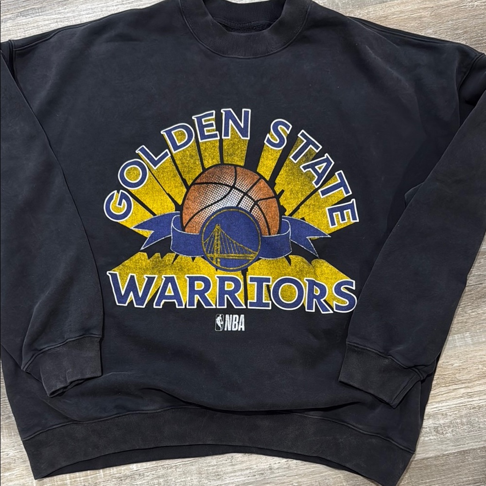 NBA Black Golden State Warriors Sweater